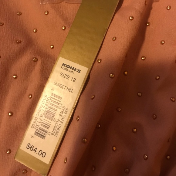 LC Lauren Conrad blush pink size 12 dress NWT! - Picture 5 of 8